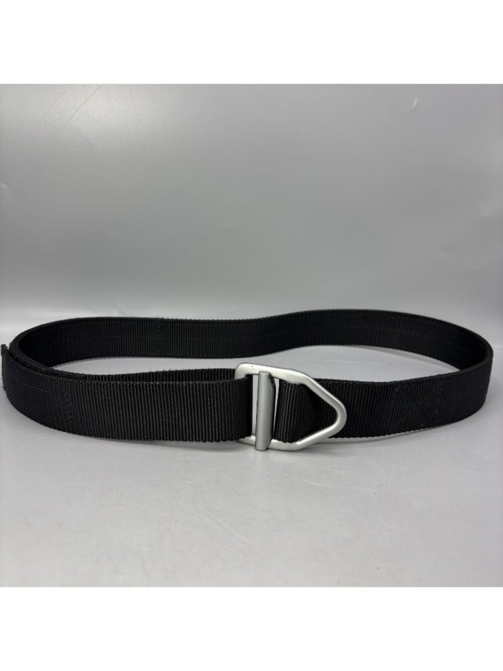 Bison Designs Last Chance Heavy Duty Belt Mens Small Black Gunmetal Buckle